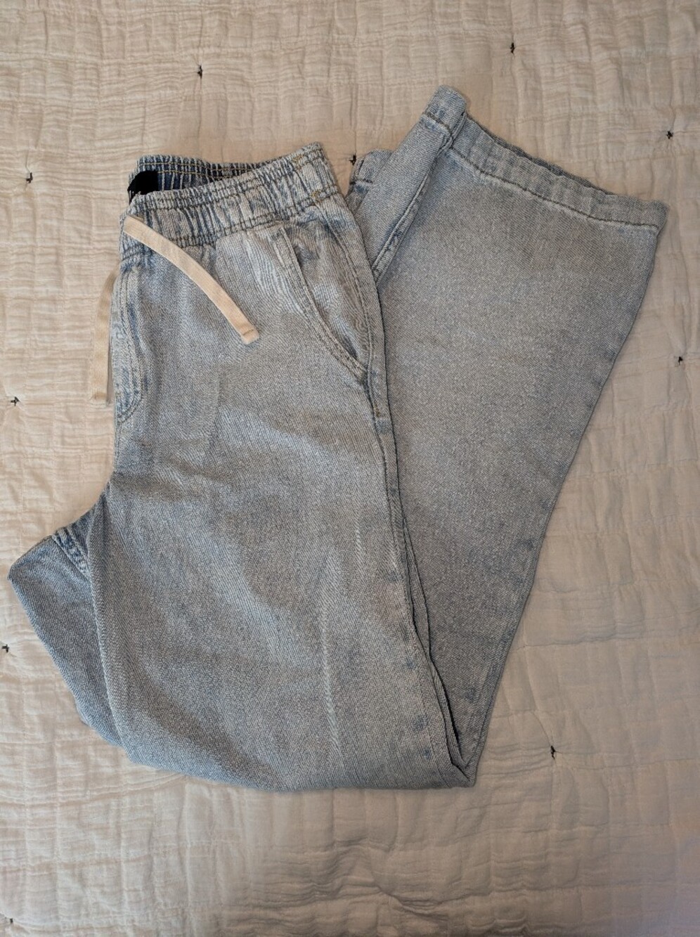 GAP Light Blue Relaxed Drawstring Denim Jeans